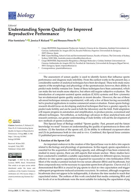 Improved reproductive performance