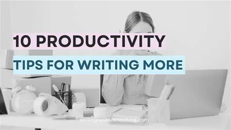 Improved Writing Productivity