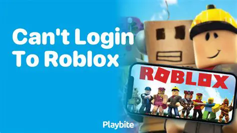 Inability to log in to Roblox