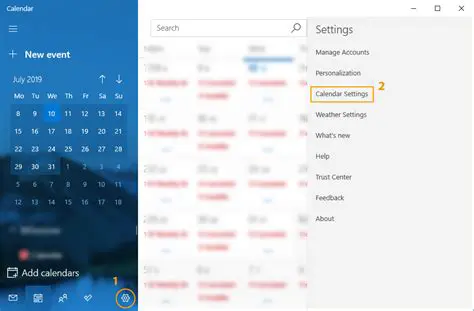 Incorrect Calendar Settings
