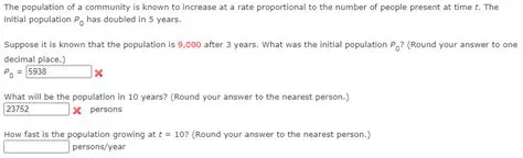 Incorrect initial population