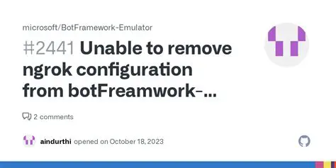 Incorrect Ngrok configuration