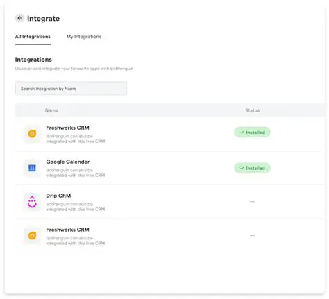 Integrate with calendar systems