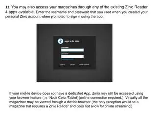 Introduction to Zinio Reader