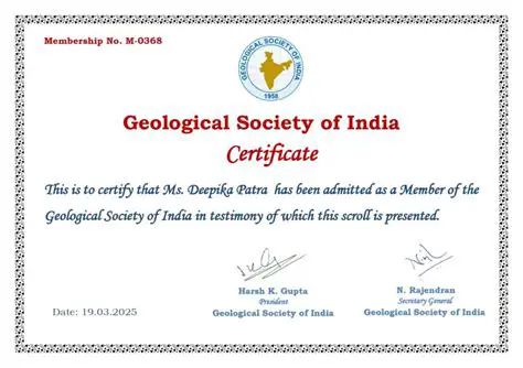 Joining a geological society