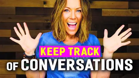 Keep track of conversations