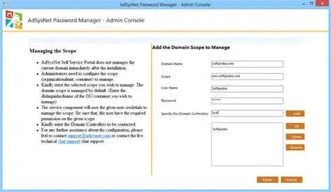 Key Components of AdsysNet Password Manager