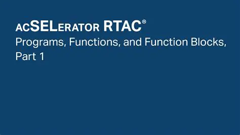 Key Features of AcSELerator RTAC Database