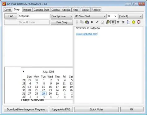 Key Features of Art Plus Wallpaper Calendar PRO