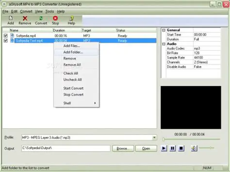 Key Features of aSkysoft MP4 to MP3 Converter