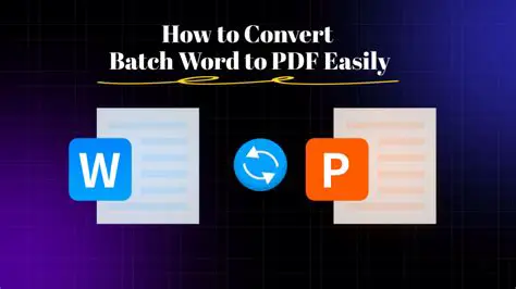 Key Features of Batch Word Files Converter