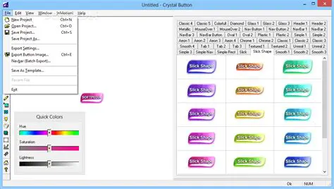 Key Features of Crystal Button 2008