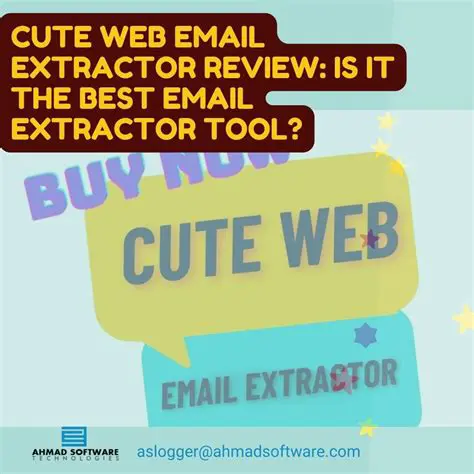 Key Features of Cute Web Email Extractor Advance