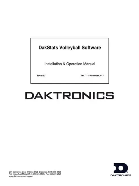 Key Features of DakStats Volleyball Sports Software