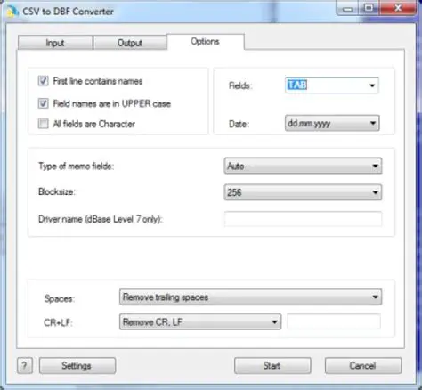 Key Features of DBF Converter