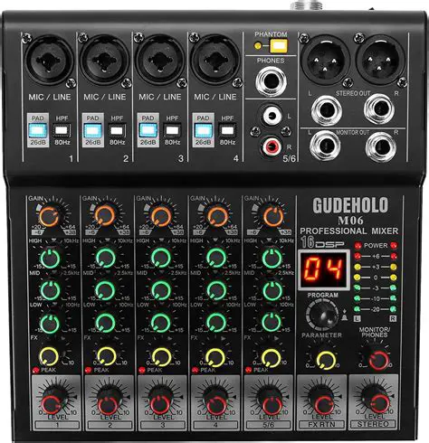 Key Features of DJ Audio Mixer