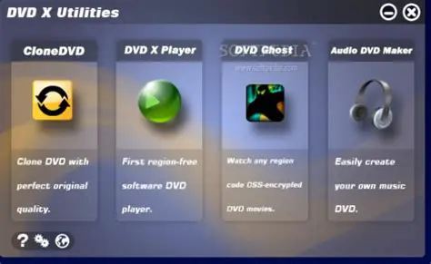 Key Features of DVD X Utilities