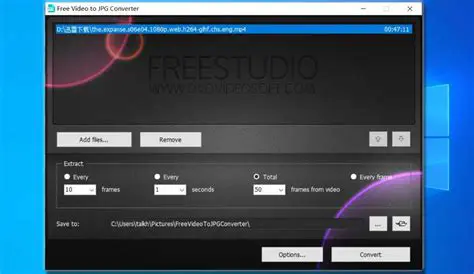 Key Features of Free Video to JPG Converter