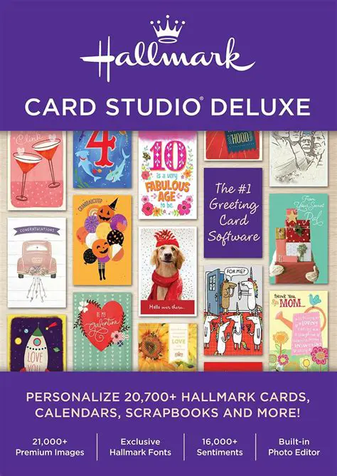 Key Features of Hallmark Card Studio