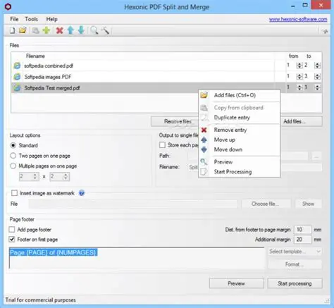 Key Features of Hexonic PDF Split and Merge