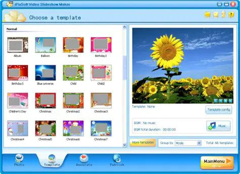 Key Features of iPixSoft Video Slideshow Maker