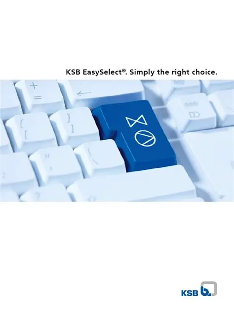Key Features of KSB EasySelect
