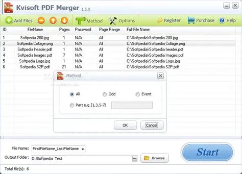 Key Features of Kvisoft PDF Merger