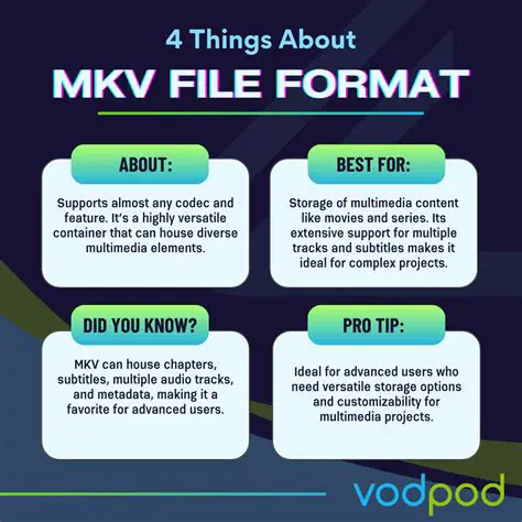 Key Features of MKV Chapter Editor