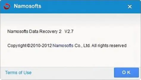 Key Features of Namosofts Data Recovery