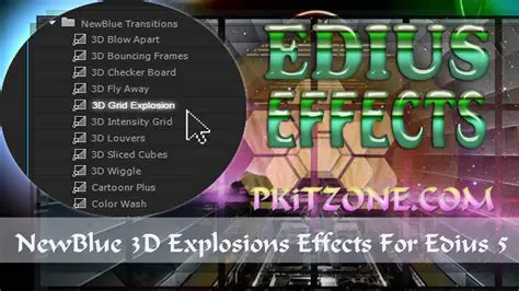 Key Features of NewBlue 3D Explosions