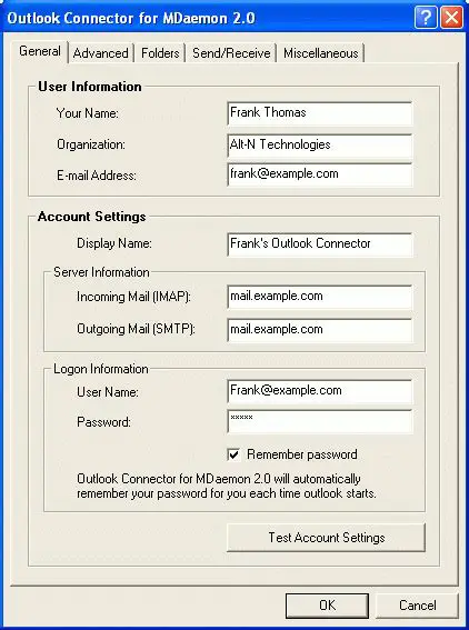 Key Features of Outlook Connector for MDaemon