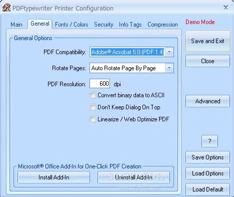 Key Features of PDFtypewriter with PDF Printer Driver