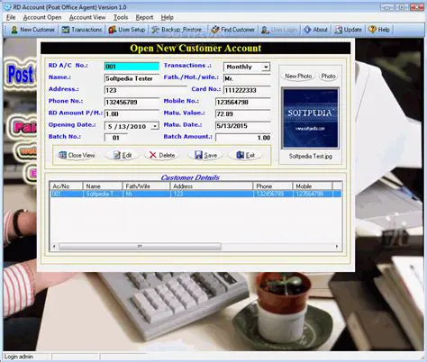 Key Features of Post Office Agent RD Account Software