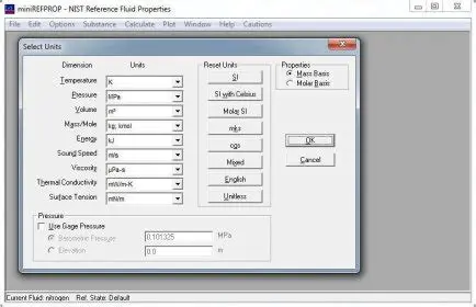 Key Features of REFPROP Mini