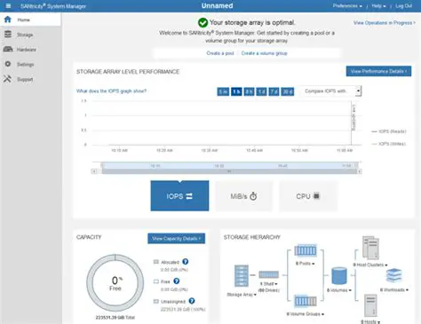 Key Features of SANtricity ES Storage Manager