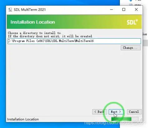 Key Features of SDL MultiTerm 2009 Widget
