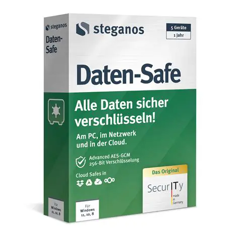 Key Features of Steganos Safe CBE