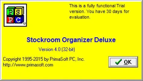 Key Features of Stockroom Organizer Deluxe