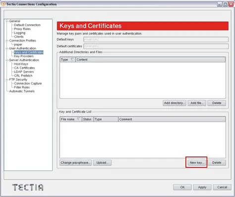 Key Features of Tectia Client