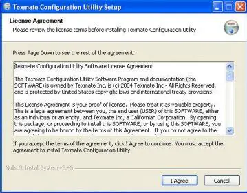 Key Features of Texmate Configuration Utility