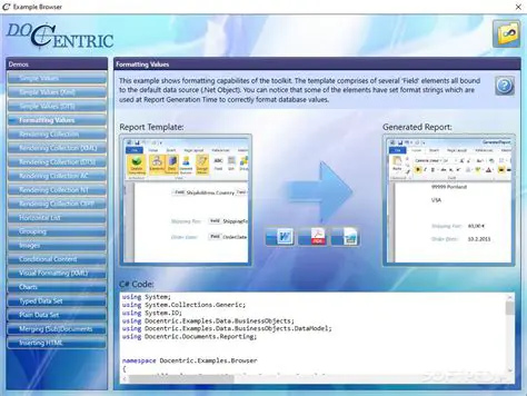 Key Features of the Docentric Toolkit
