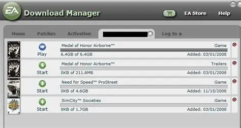 Key Features of the EA Download Manager