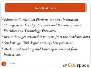 Key Features of the EduSpace Image Catalog Viewer