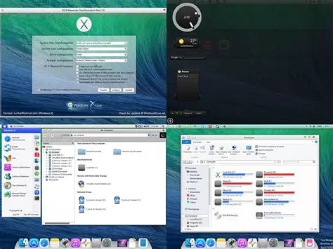Key Features of the OS X Mavericks Transformation Pack
