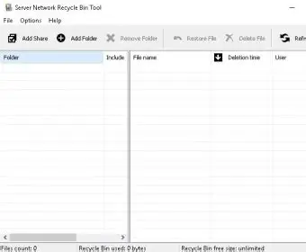 Key Features of the Server Network Recycle Bin Tool