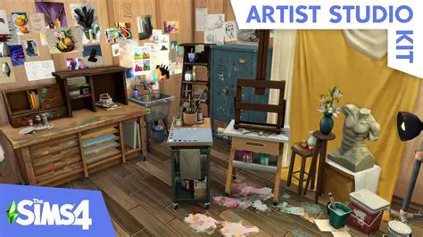 Key Features of The Sims Art Studio