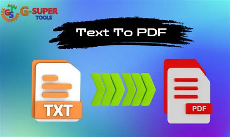 Key Features of the Text to PDF Converter