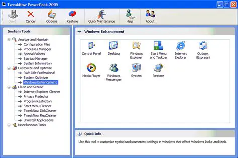 Key Features of TweakNow PowerPack 2006