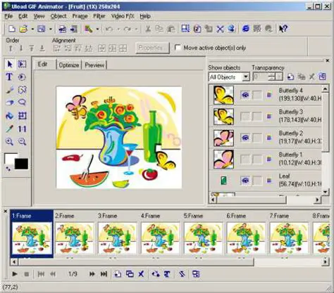 Key Features of Ulead GIF Animator