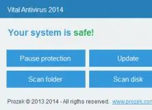 Key Features of Vital Antivirus 2014